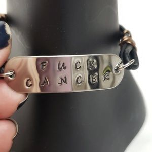 Brand New Handmade Leather Anti-Cancer Bracelet